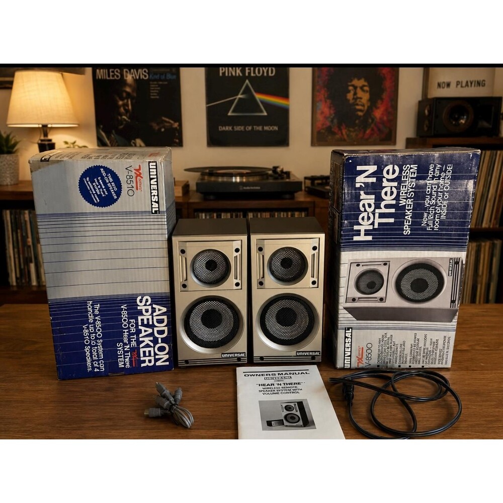 Universal VX series 8500 System And V-8510 Expands Your Hear "N" There  Speakers